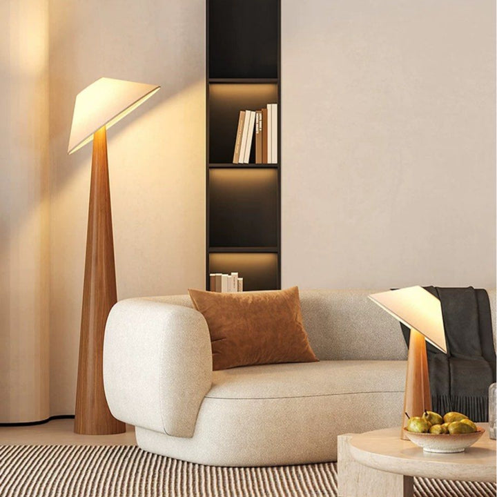WAREN Modern Table & Floor Lamp