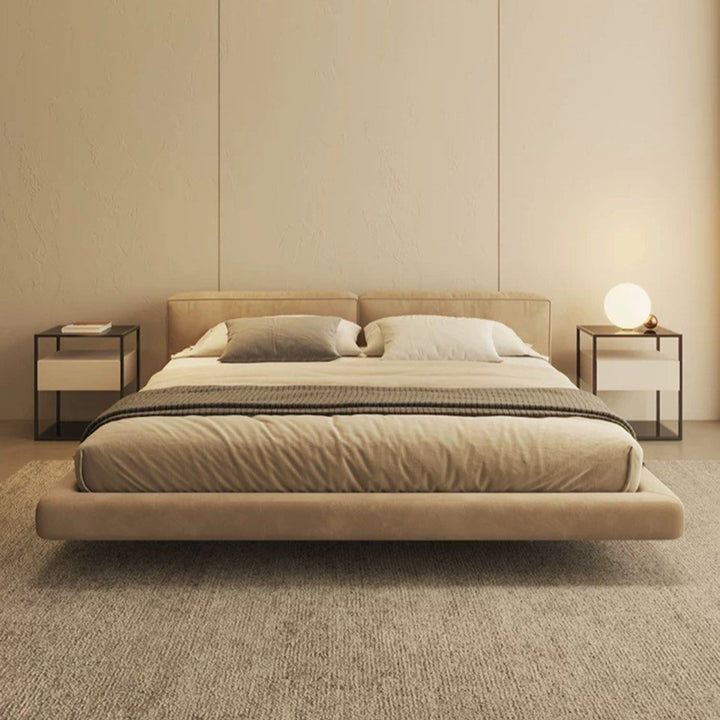 WILLOW Modern Leather Floating Bedframe