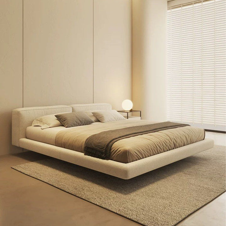 WILLOW Modern Leather Floating Bedframe