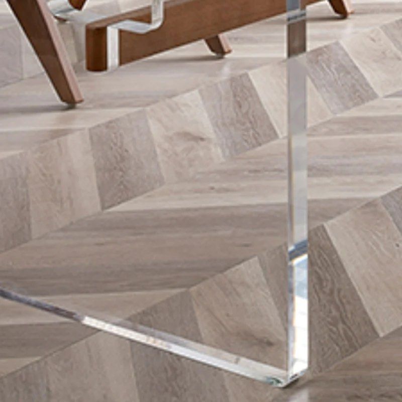 EVERARD Acrylic Base Dining Table