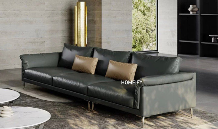 MARELO Modern Real Leather Sofa