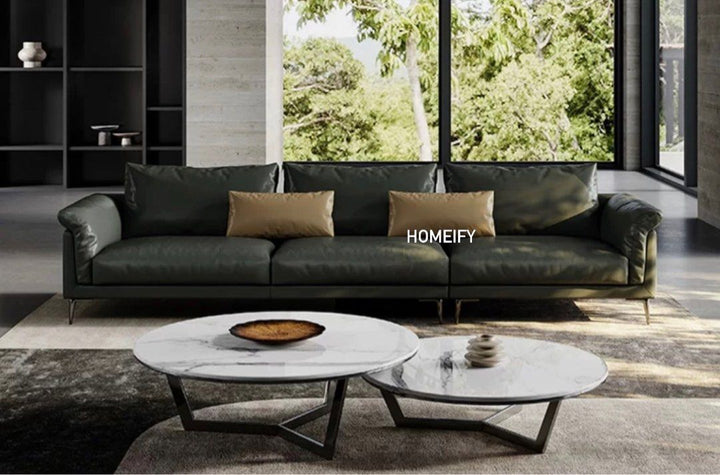 MARELO Modern Real Leather Sofa