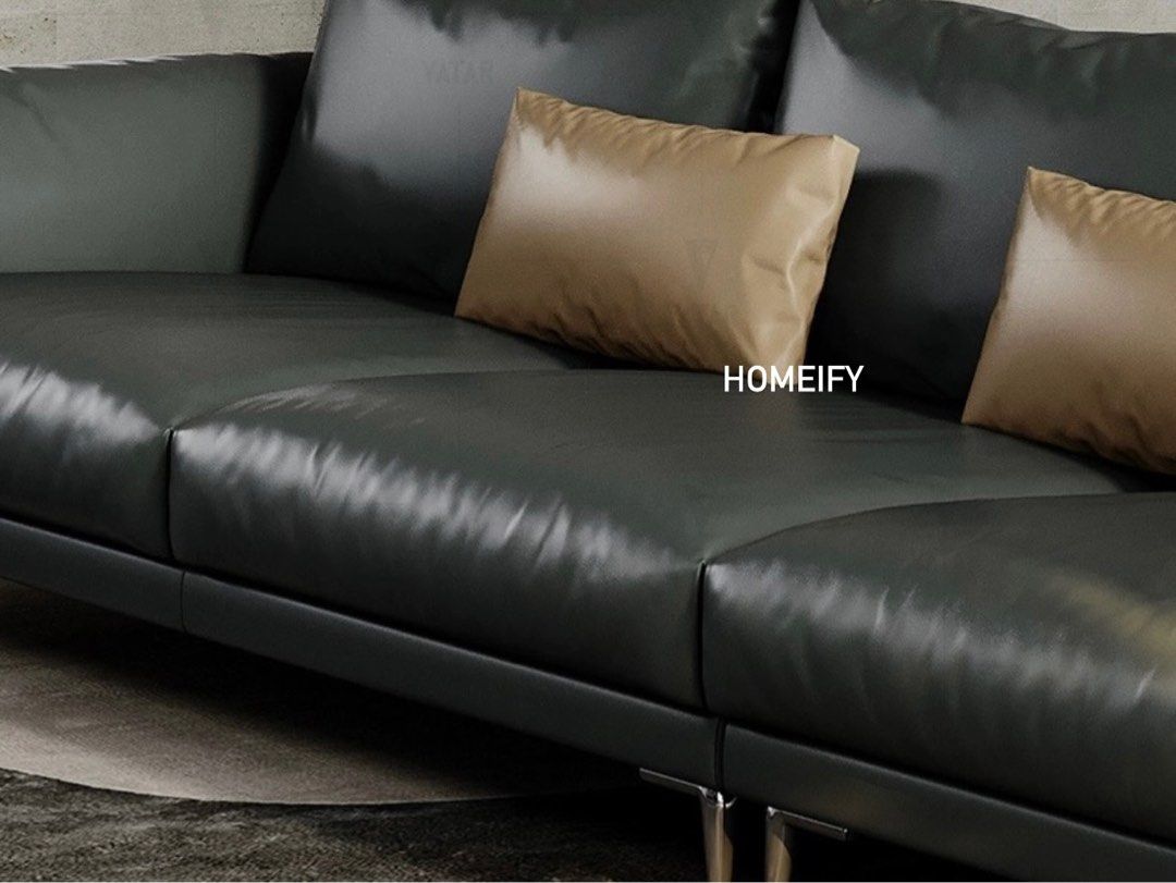 MARELO Modern Real Leather Sofa