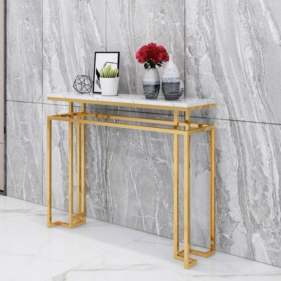 LEDA Marble Console Table