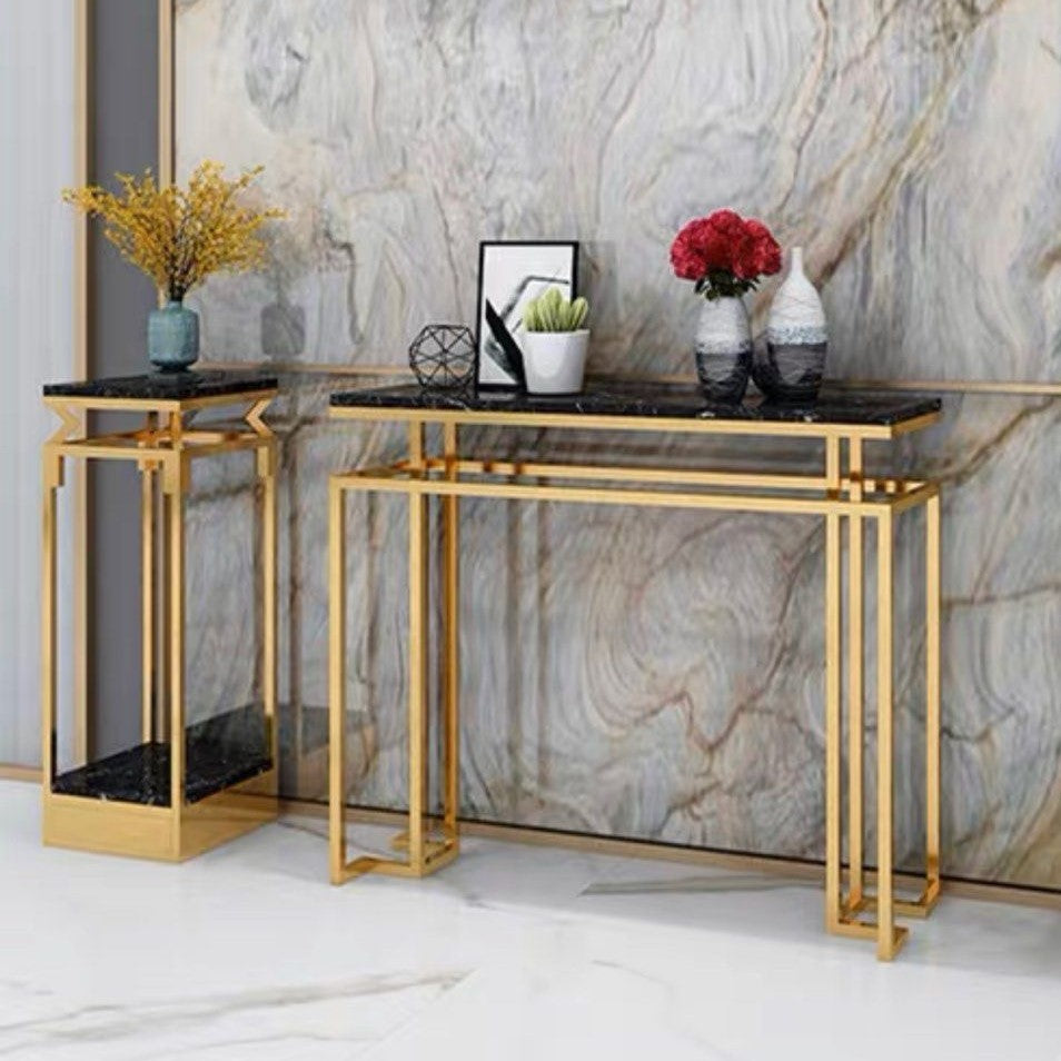 LEDA Marble Console Table