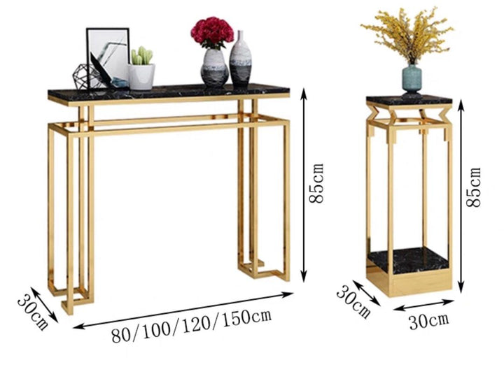 LEDA Marble Console Table
