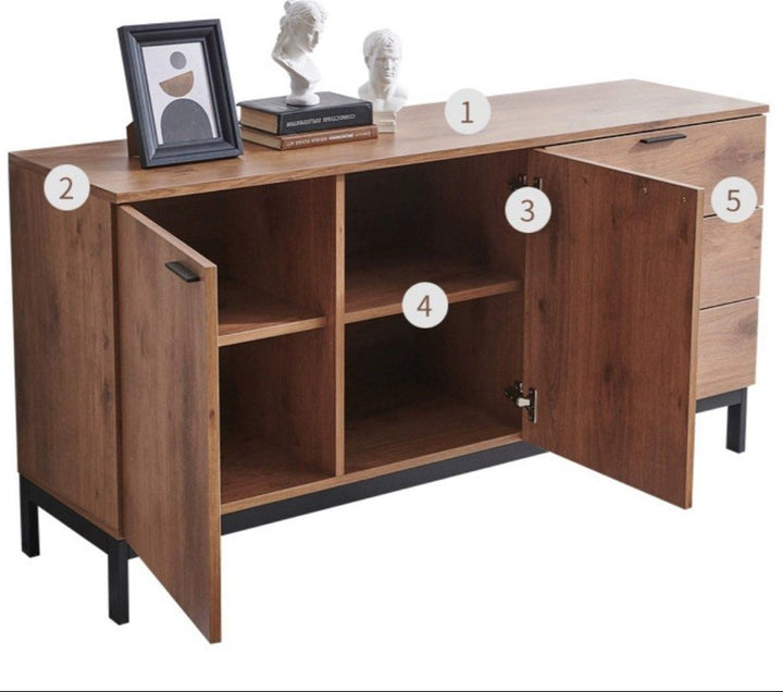 RAYMOND Industrial Wooden Sideboard
