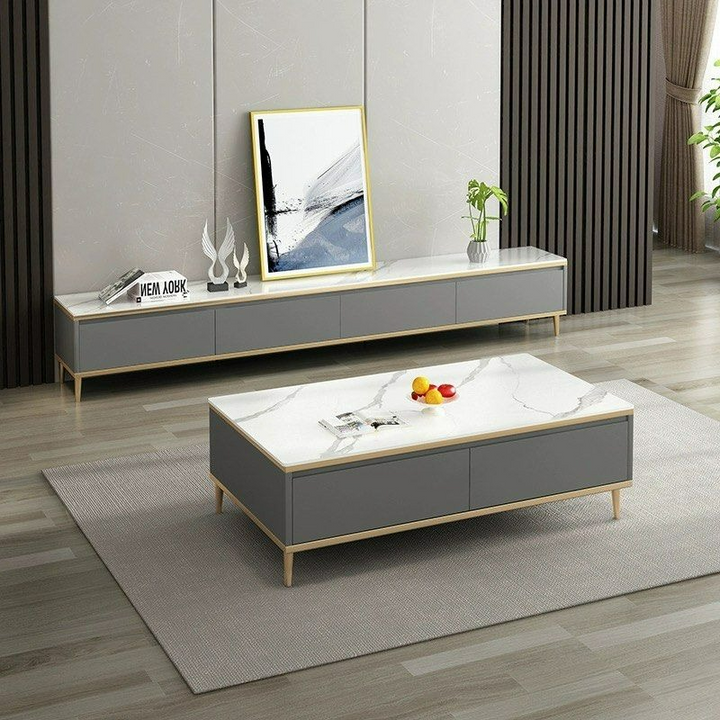 VIMA Modern Sintered Stone TV Console