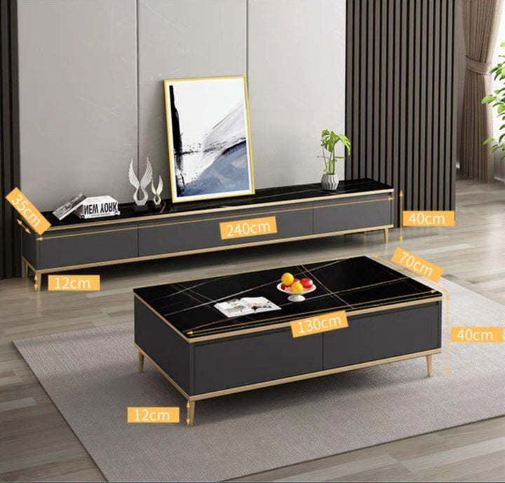 VIMA Modern Sintered Stone TV Console