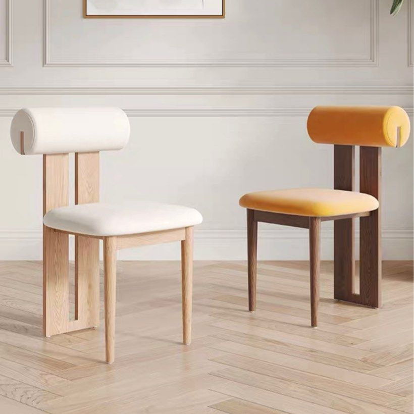 QUARK Modern Pine Wood Dining Chair