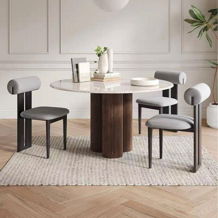 QUARK Modern Pine Wood Dining Chair