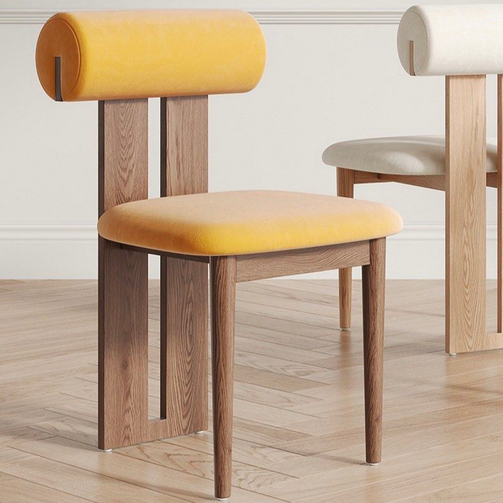 QUARK Modern Pine Wood Dining Chair