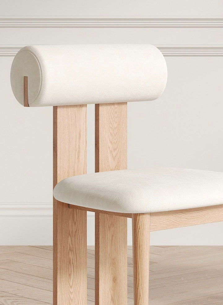 QUARK Modern Pine Wood Dining Chair