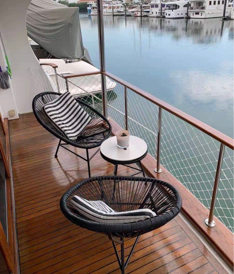 PETERS Modern Outdoor Chairs and Table