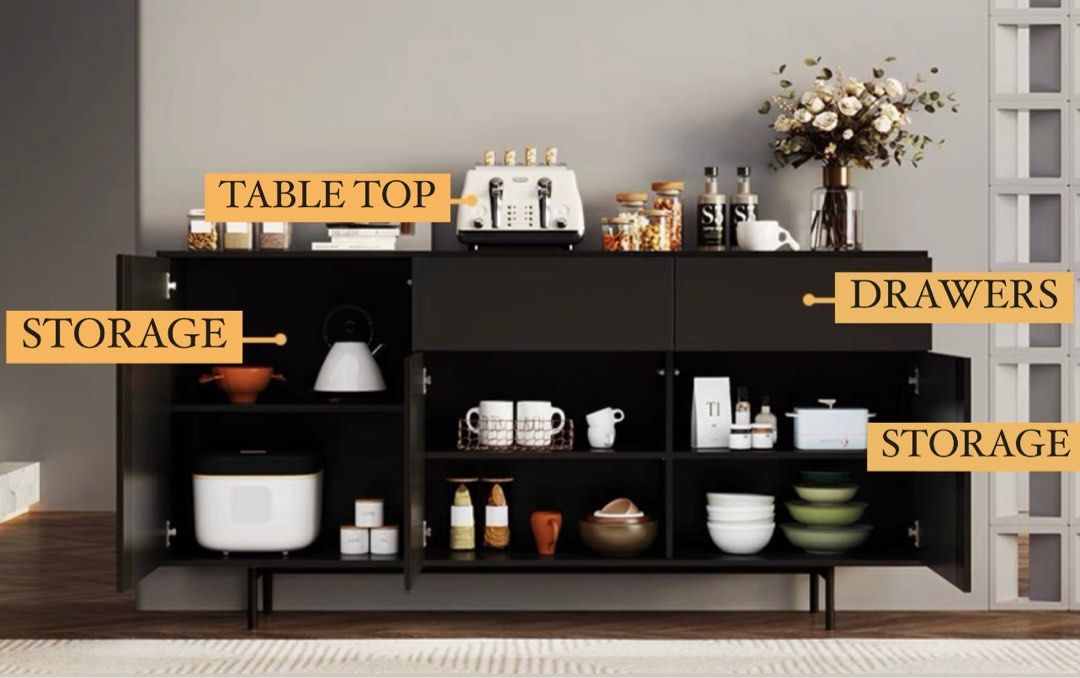 QUIM Modern Sideboard Cabinet