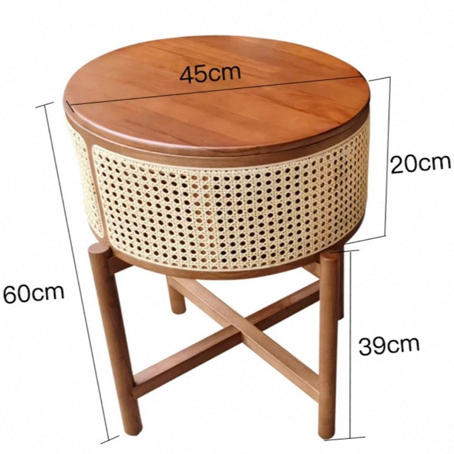 ROUVE Rattan Side Table