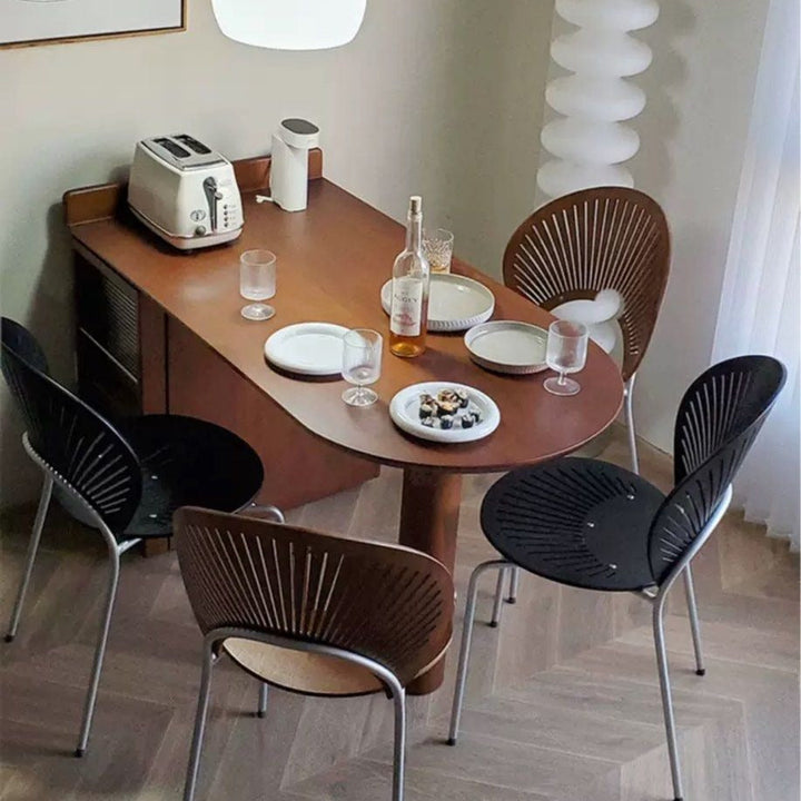 FONSECA Modern Walnut Island Dining Table