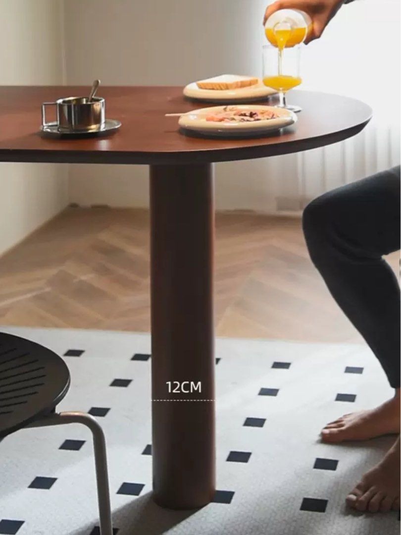 FONSECA Modern Walnut Island Dining Table