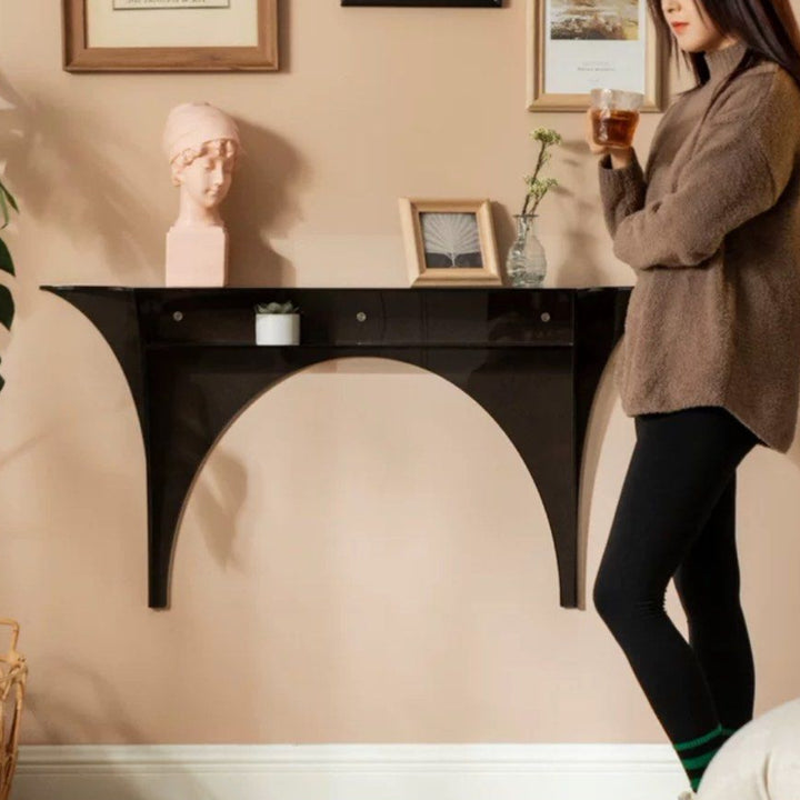 DIGORY Modern Floating Acrylic Console Table