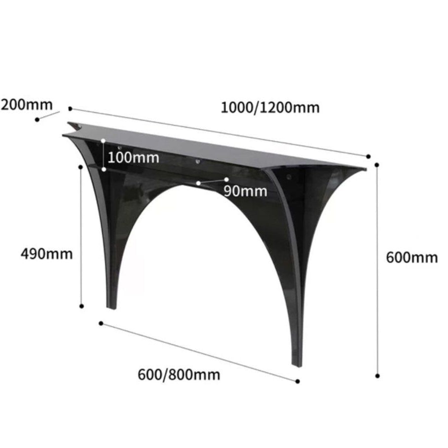 DIGORY Modern Floating Acrylic Console Table