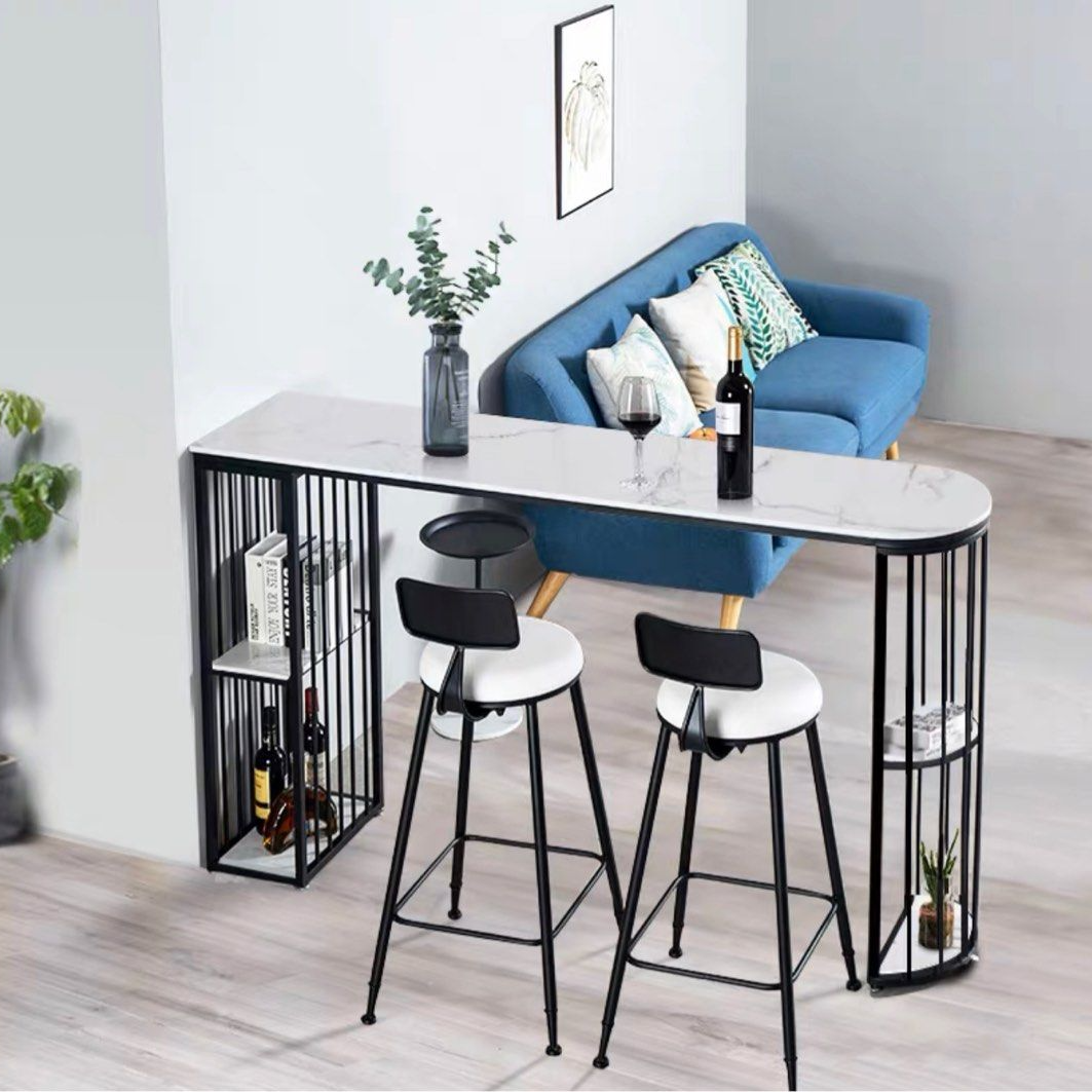 MYSKEL Modern Bar Table & Stools