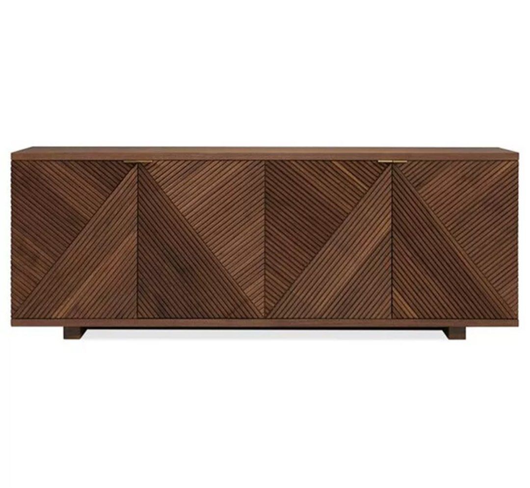 JUSTIN Herringbone Solid Wood Sideboard