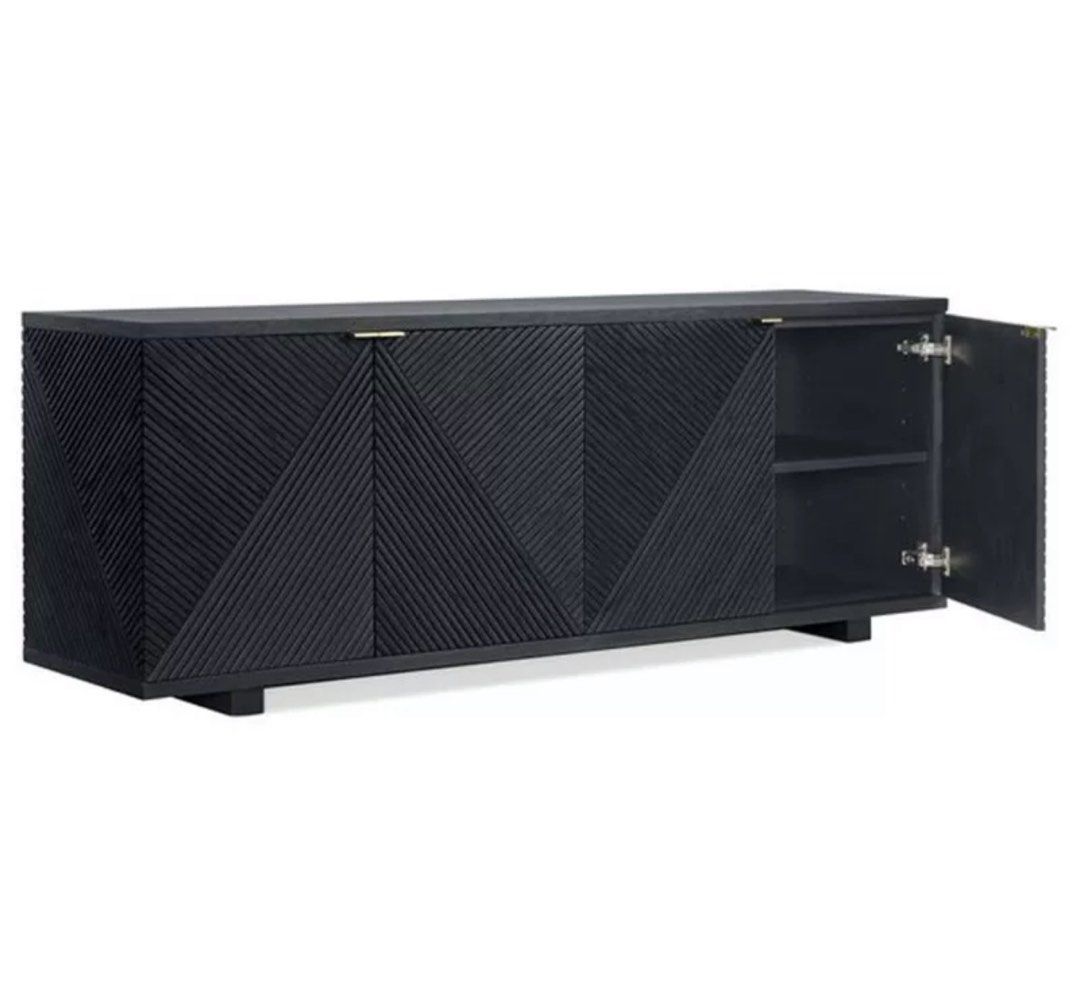 JUSTIN Herringbone Solid Wood Sideboard