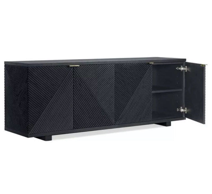 JUSTIN Herringbone Solid Wood Sideboard