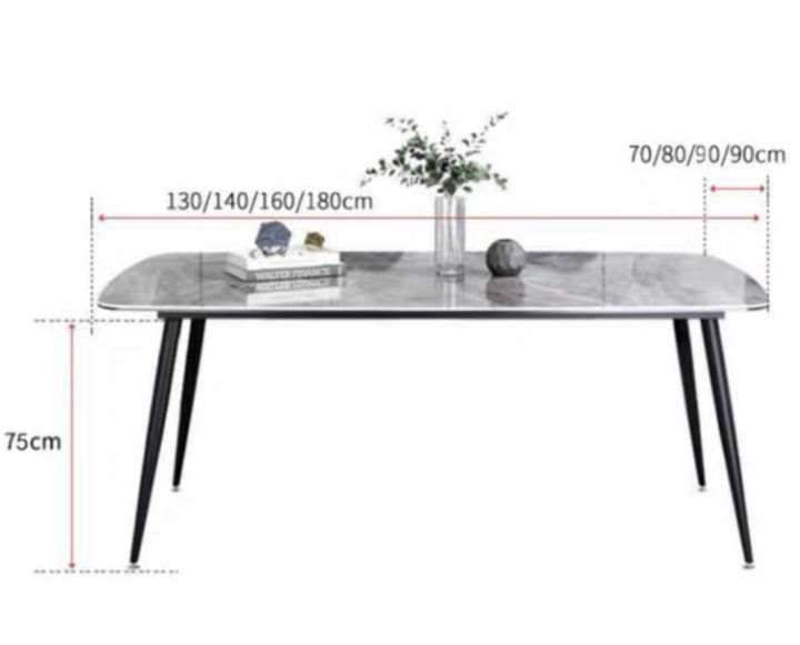 QUINTUS Modern Marble Dining Table
