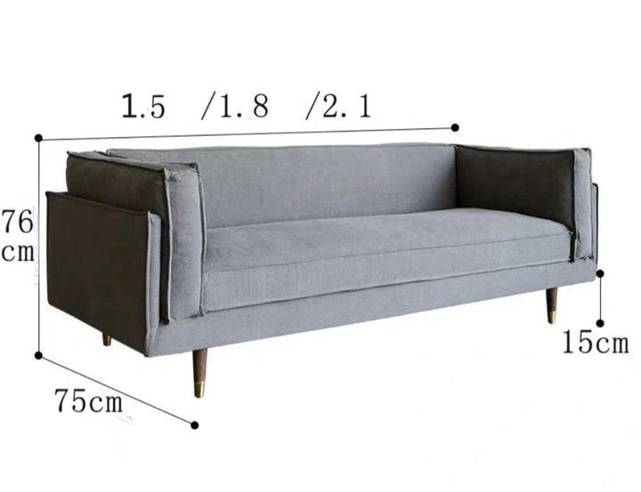 TESSARO Modern Velvet Sofa
