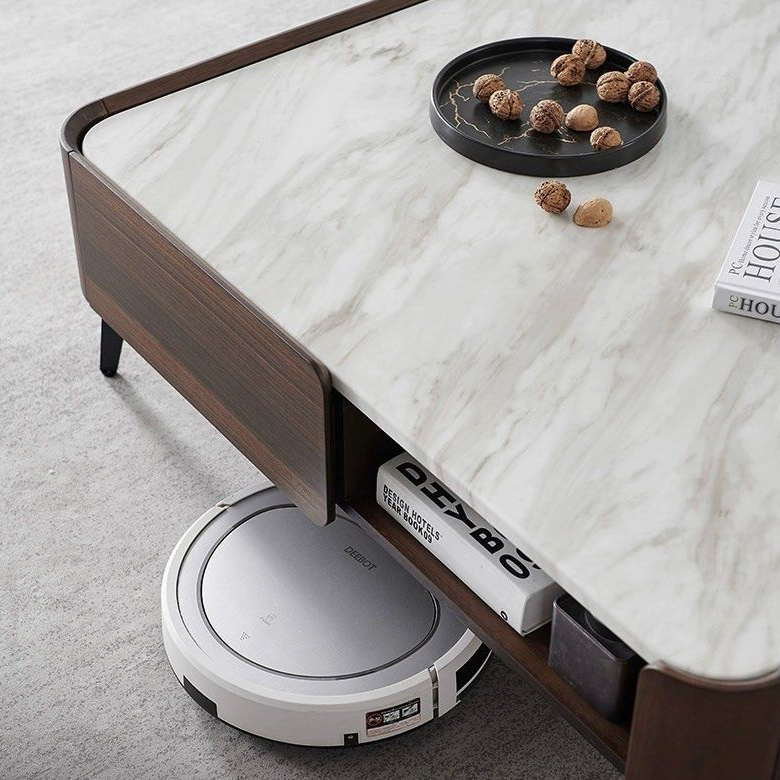 ZINGANO Modern Marble Coffee Table