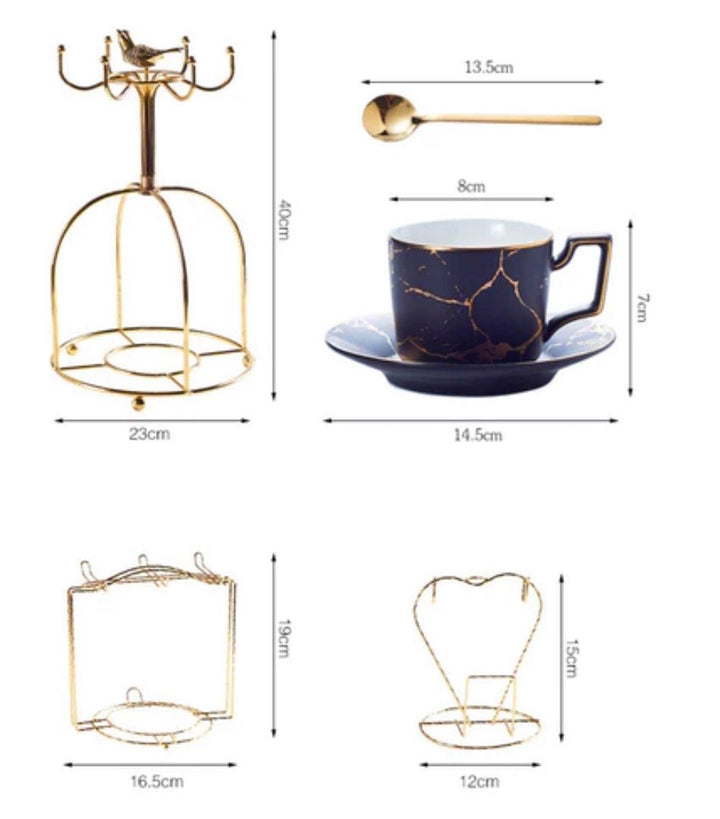 ZECRE Porcelain Tea Set