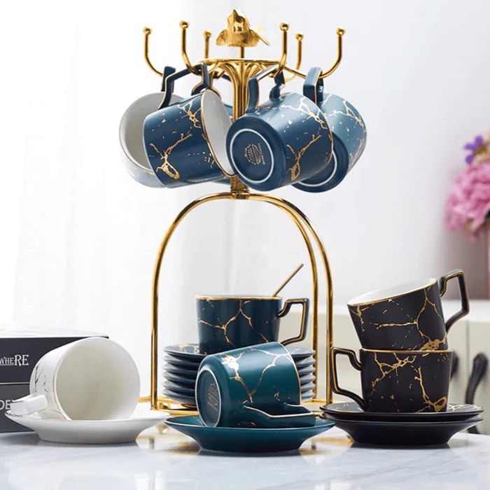 ZECRE Porcelain Tea Set