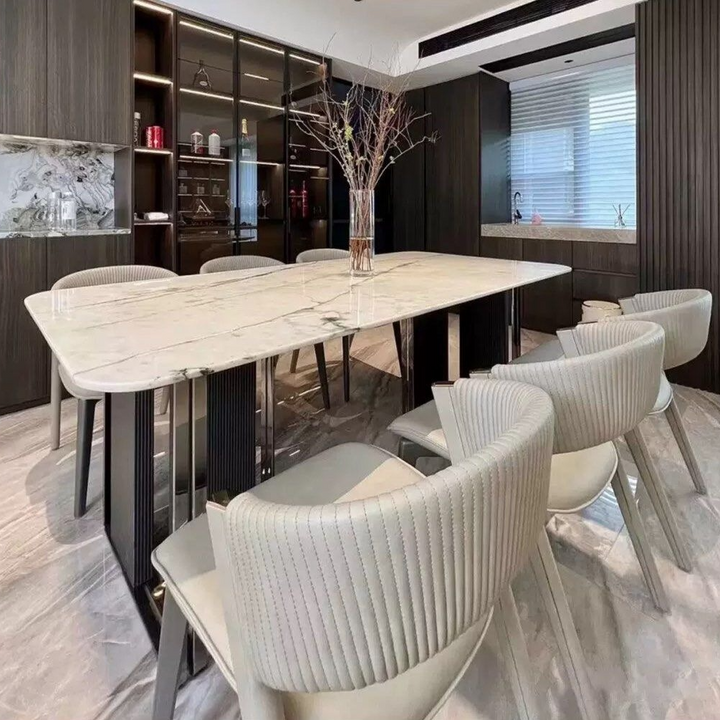ANGULO Modern Marble Dining Table