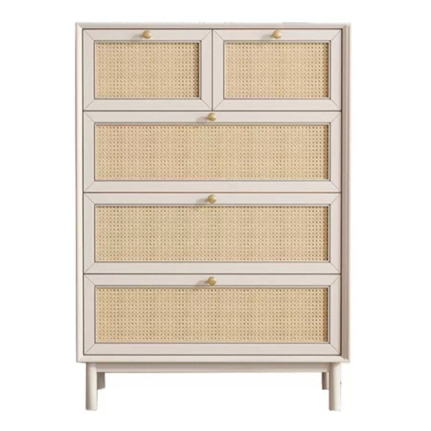 AGRIPPINA Japandi Rattan Chest Of Drawers'