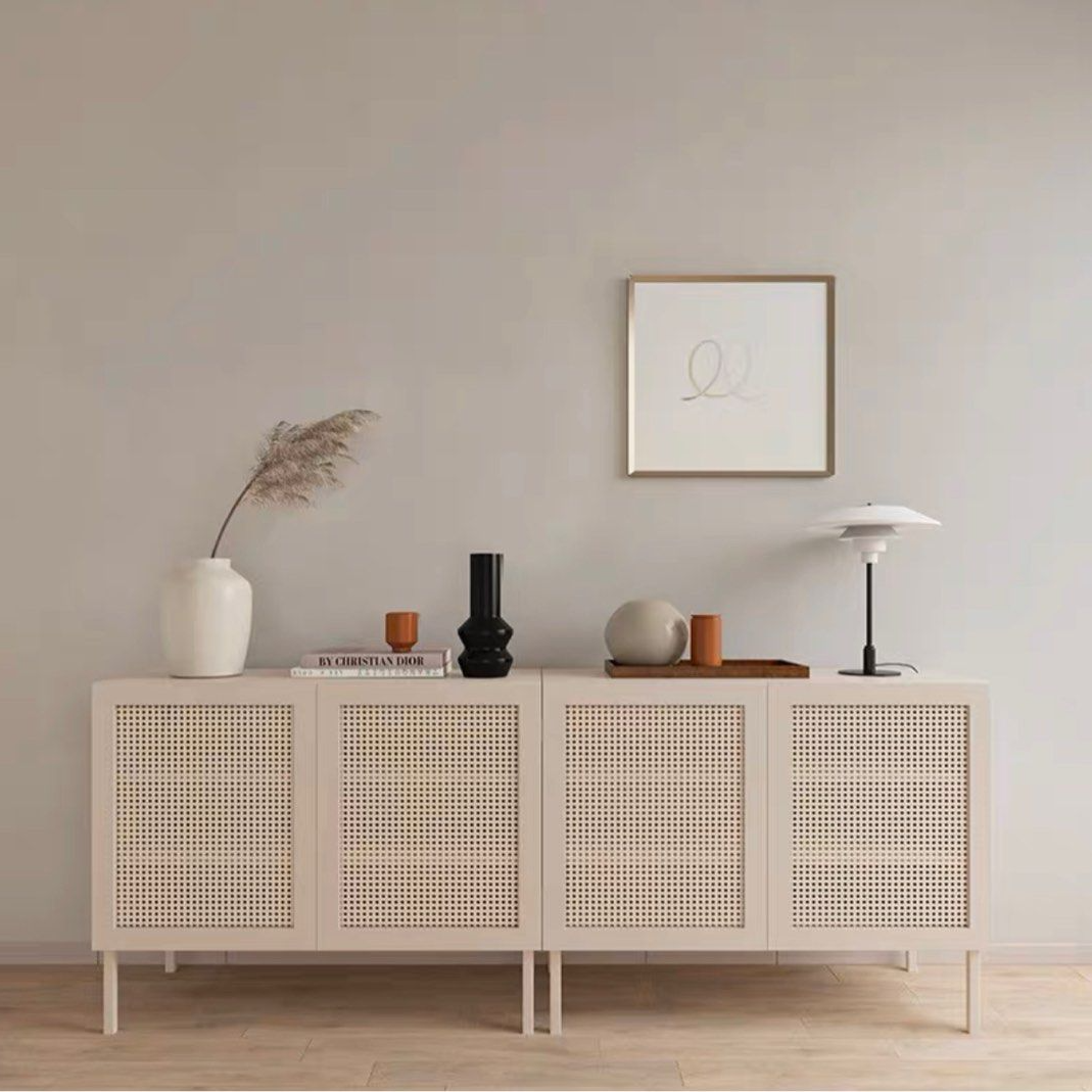 FOKIA Modern Rattan Sideboard