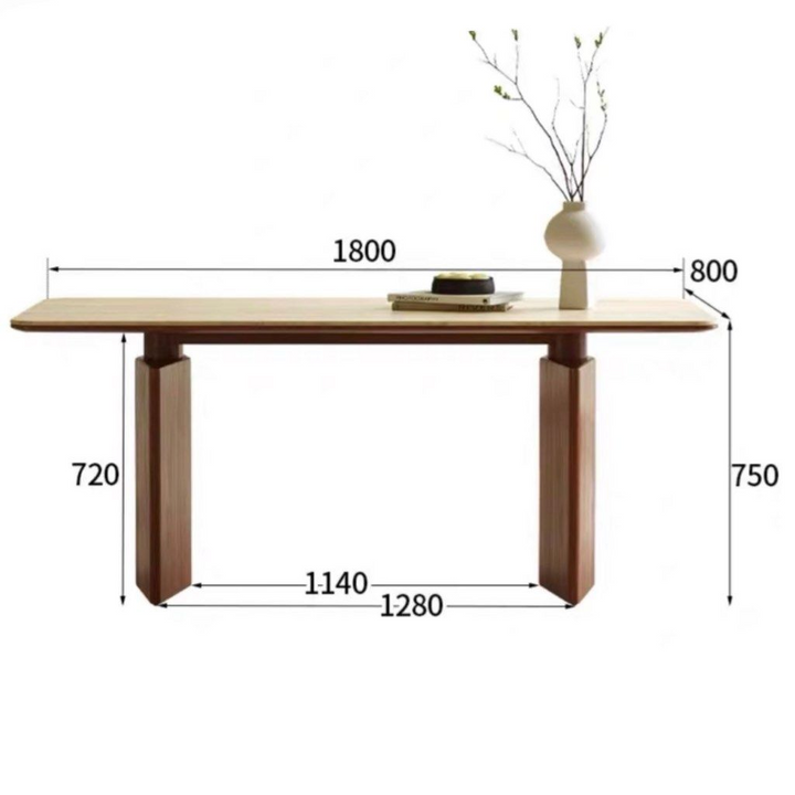 QUERIDA Modern Travertine Dining Table