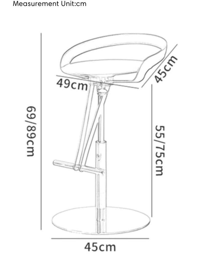 ZION Adjustable Bar Stool