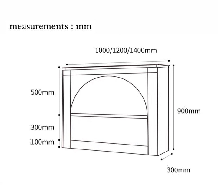 WISTA Modern Acrylic Sideboard