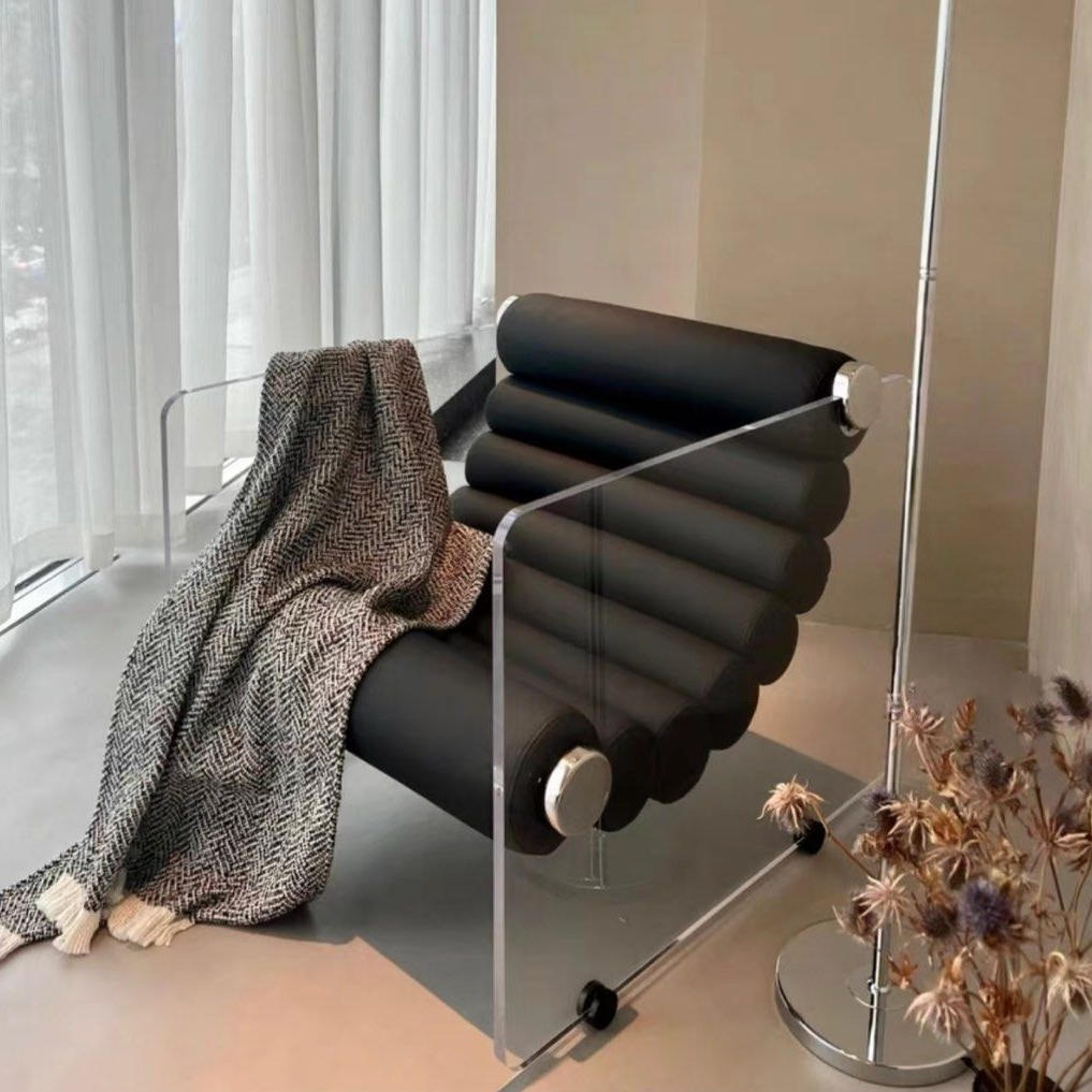KELSEY Modern Leather Lounge Chair