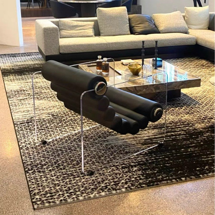 KELSEY Modern Leather Lounge Chair