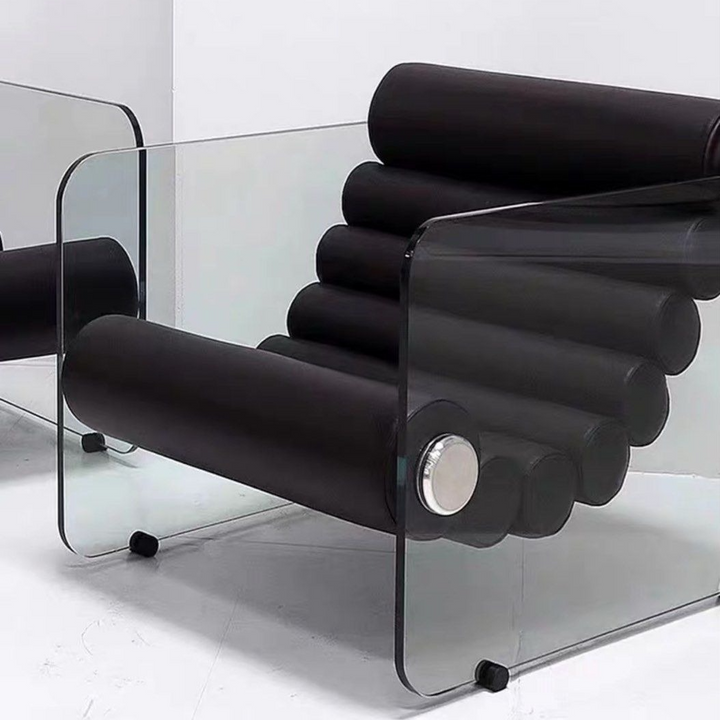 KELSEY Modern Leather Lounge Chair