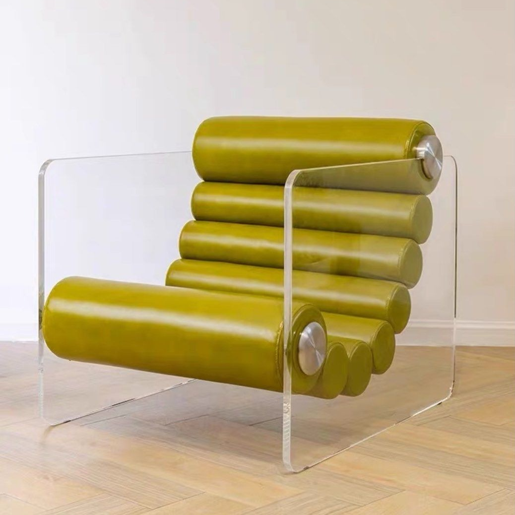 KELSEY Modern Leather Lounge Chair